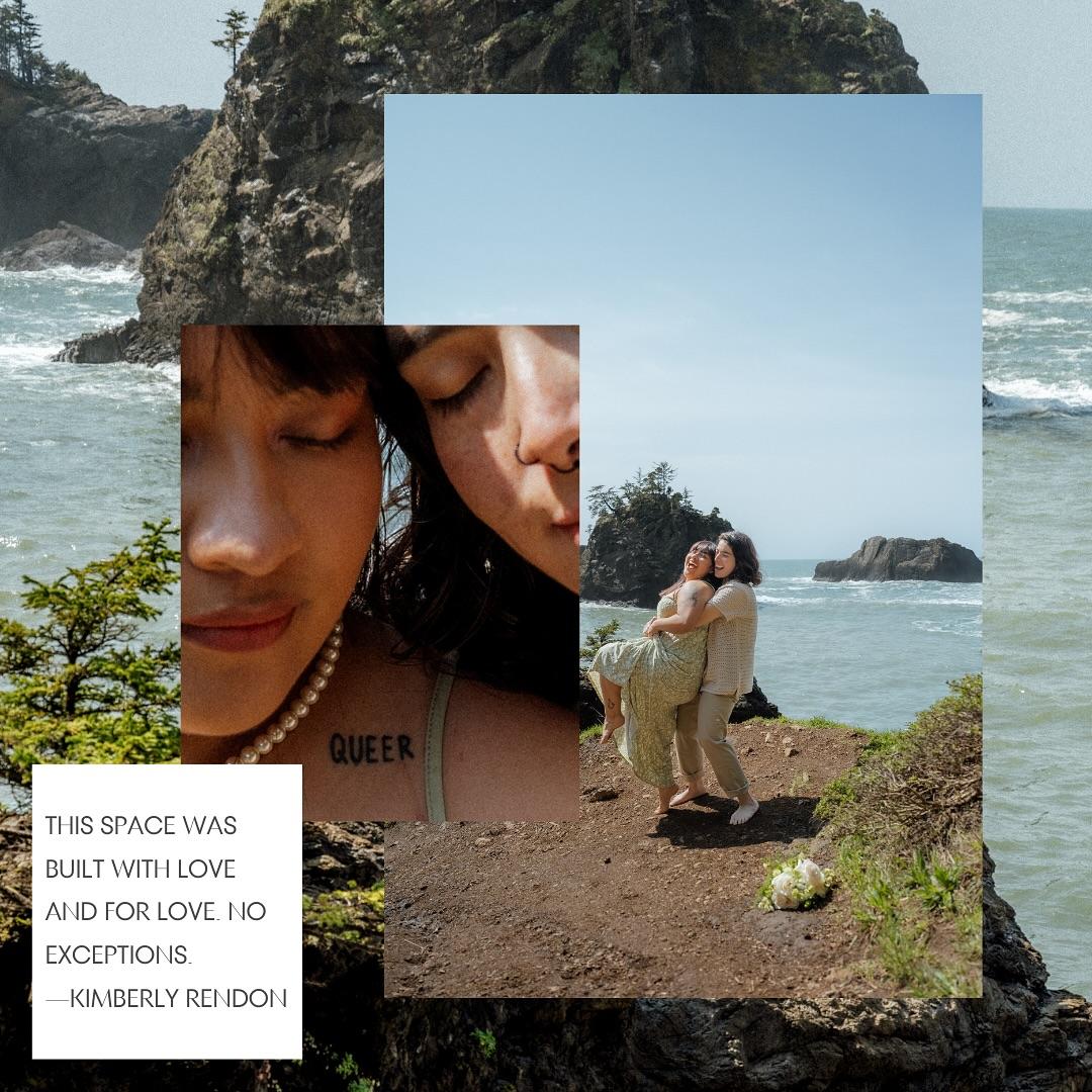 A Queer Couple Session on the Oregon Coast: Wild Air, Soft Love, and Soulful Connection